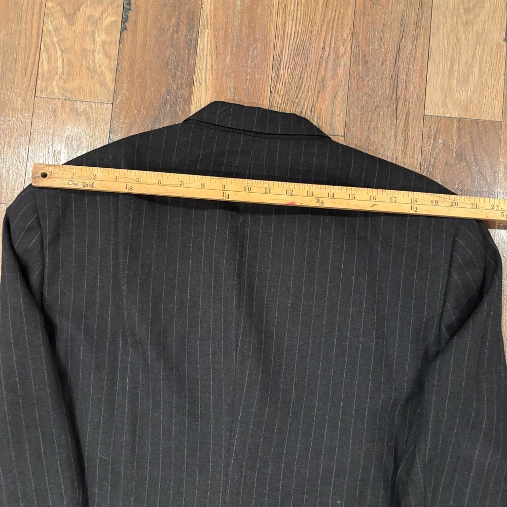 Burberrys Double Breasted Vintage Men’s 100% wool Pinstripe Jacket Size 46R - Picture 15 of 15